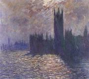Claude Monet, Houses of Parliament,Reflections on the Thames